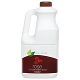 Tea Zone Rose Syrup Bottle - 64 oz-Syrups-Tea Zone-Restaurant Supply Drop