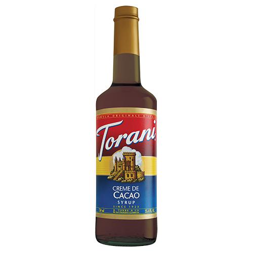 Torani Creme de Cacao Syrup - 750 ml Bottle-Syrups-torani-Restaurant Supply Drop