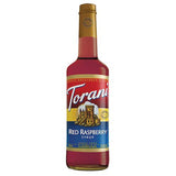Torani Red Raspberry Syrup - 750 ml Bottle-Syrups-torani-Restaurant Supply Drop