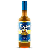 Torani Sugar Free Classic Caramel Syrup - 750 ml Bottle-Syrups-torani-Restaurant Supply Drop