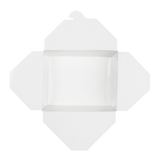 White Microwavable Folded Paper #8 Take-Out Container - Karat Fold-To-Go Box - 48oz - 5.9" X 4.6" X 2.4" - 300 Count-To-Go Packaging-Karat-Restaurant Supply Drop